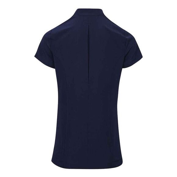 Premier Womens/Ladies Blossom Short Sleeve Tunic / Navy - Picture 2 of 4